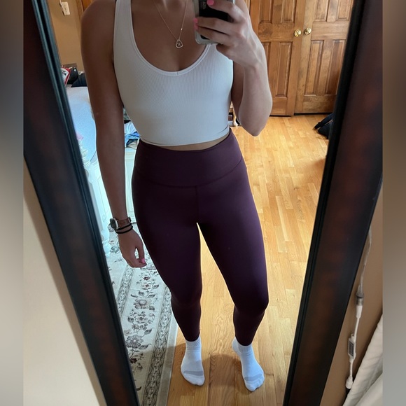 Women’s ECHT Maroon Leggings - Picture 5 of 6